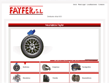 Tablet Screenshot of fayfer.es